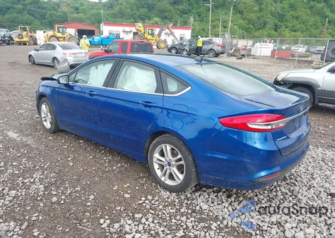 2018 Ford Fusion Se из США, поврежденный, VIN 3FA6P0H77JR127777